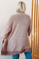 One Eleven North The Way It Was Cardigan in Mauve Layers