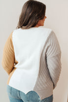 One Eleven North This, That, and the Other Color Block Sweater Tops