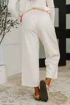 Honey Mark Thyme Culottes in Cream Womens