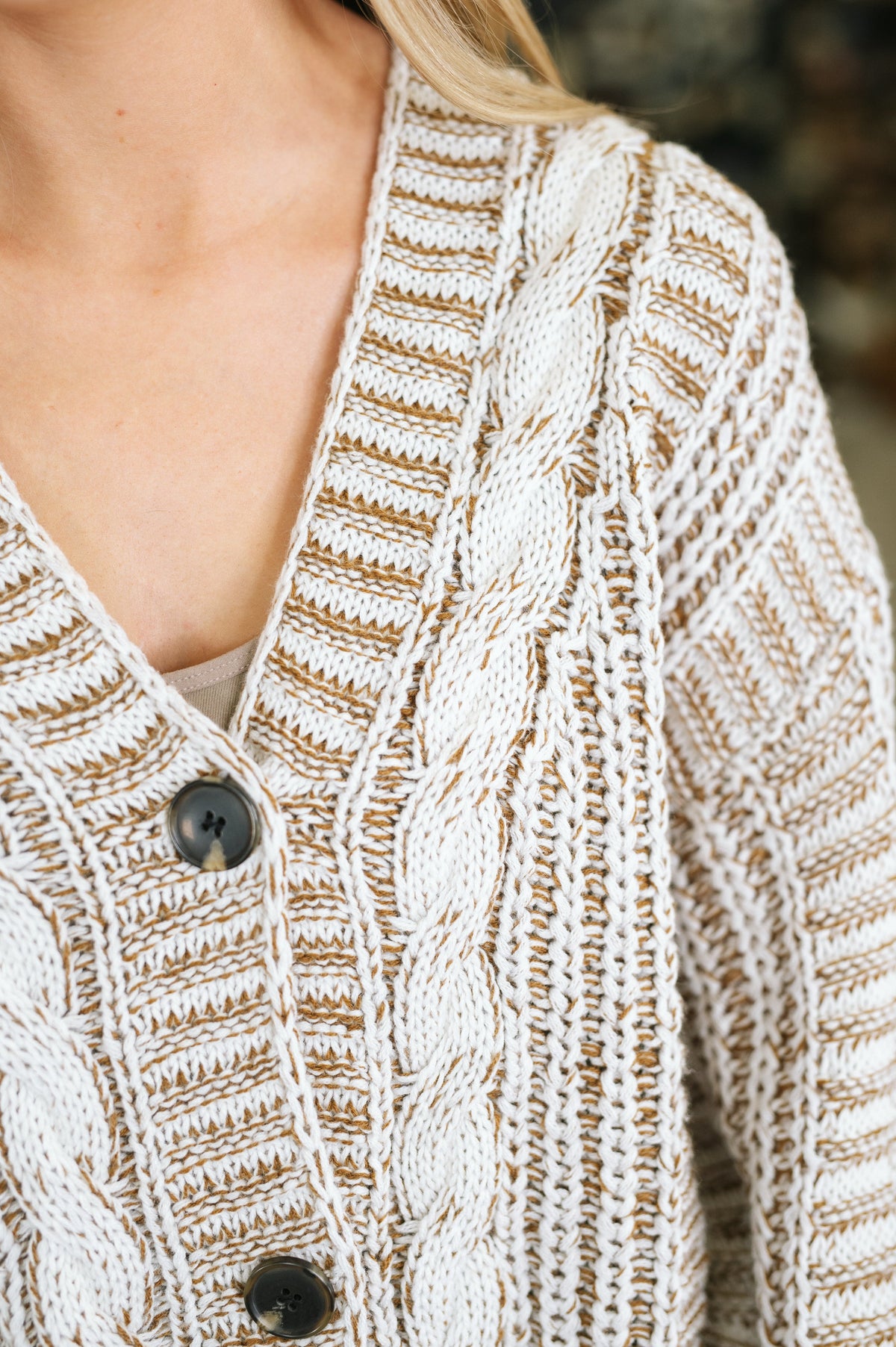 To Feel Good Button Down Cardigan Womens