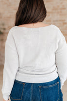 One Eleven North Told You So Ribbed Knit V Neck Sweater Ave Shops