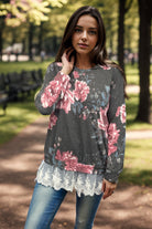 Honey Me Trimmed In Lace - Pullover