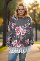 Honey Me Trimmed In Lace - Pullover