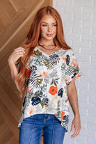 GeeGee Truly Paradise Dolman Sleeve Blouse Ave Shops