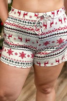 Heimish Twas The Night Before- Cozy Shorts BoutiqueSimplified