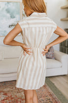 Andree By Unit Twisted and Tailored Striped Dress Ave Shops