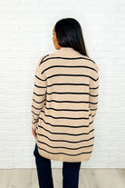 One Eleven North Under Wraps Striped Cardigan Womens