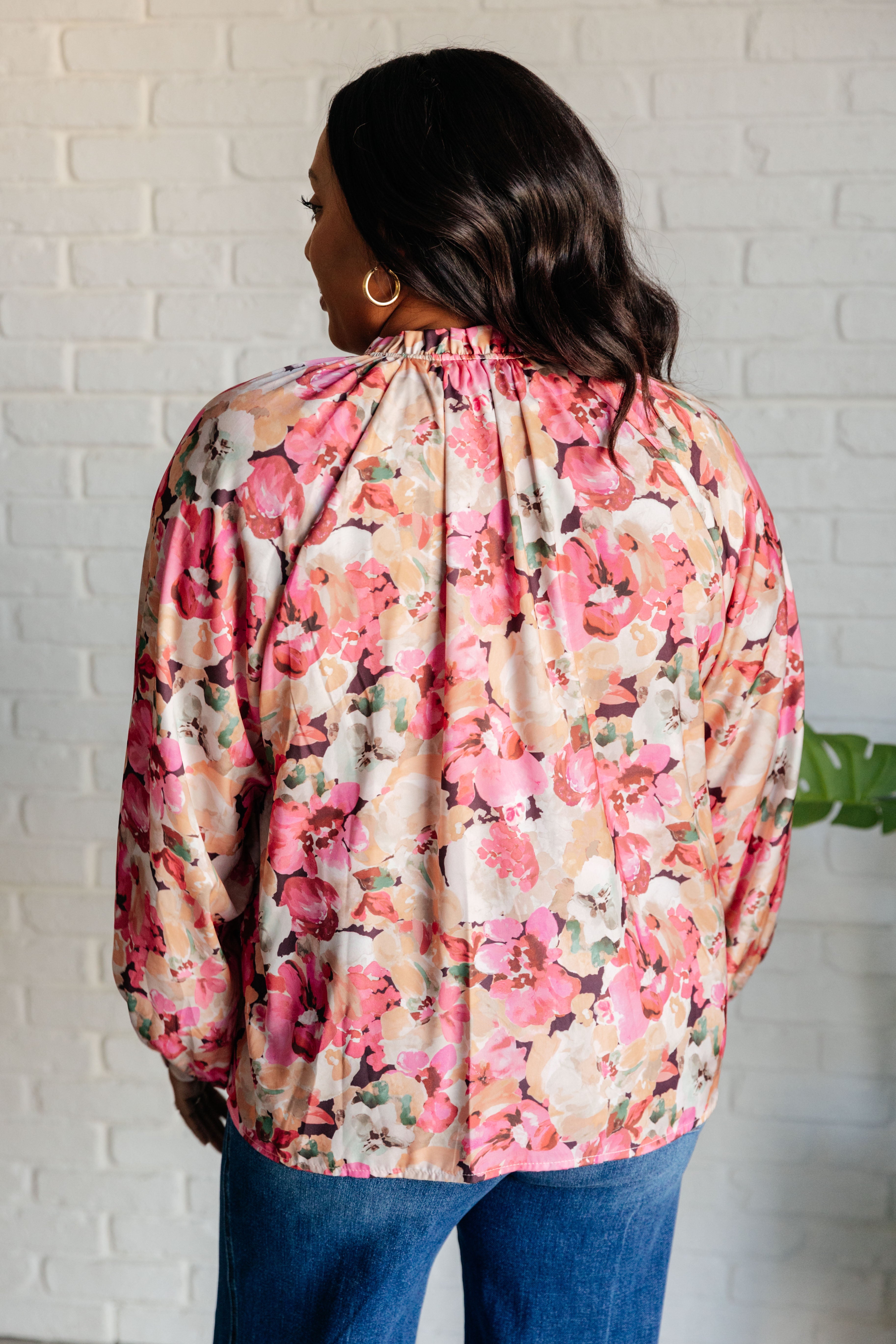 One Eleven North Understandably So Floral Blouse Blouses