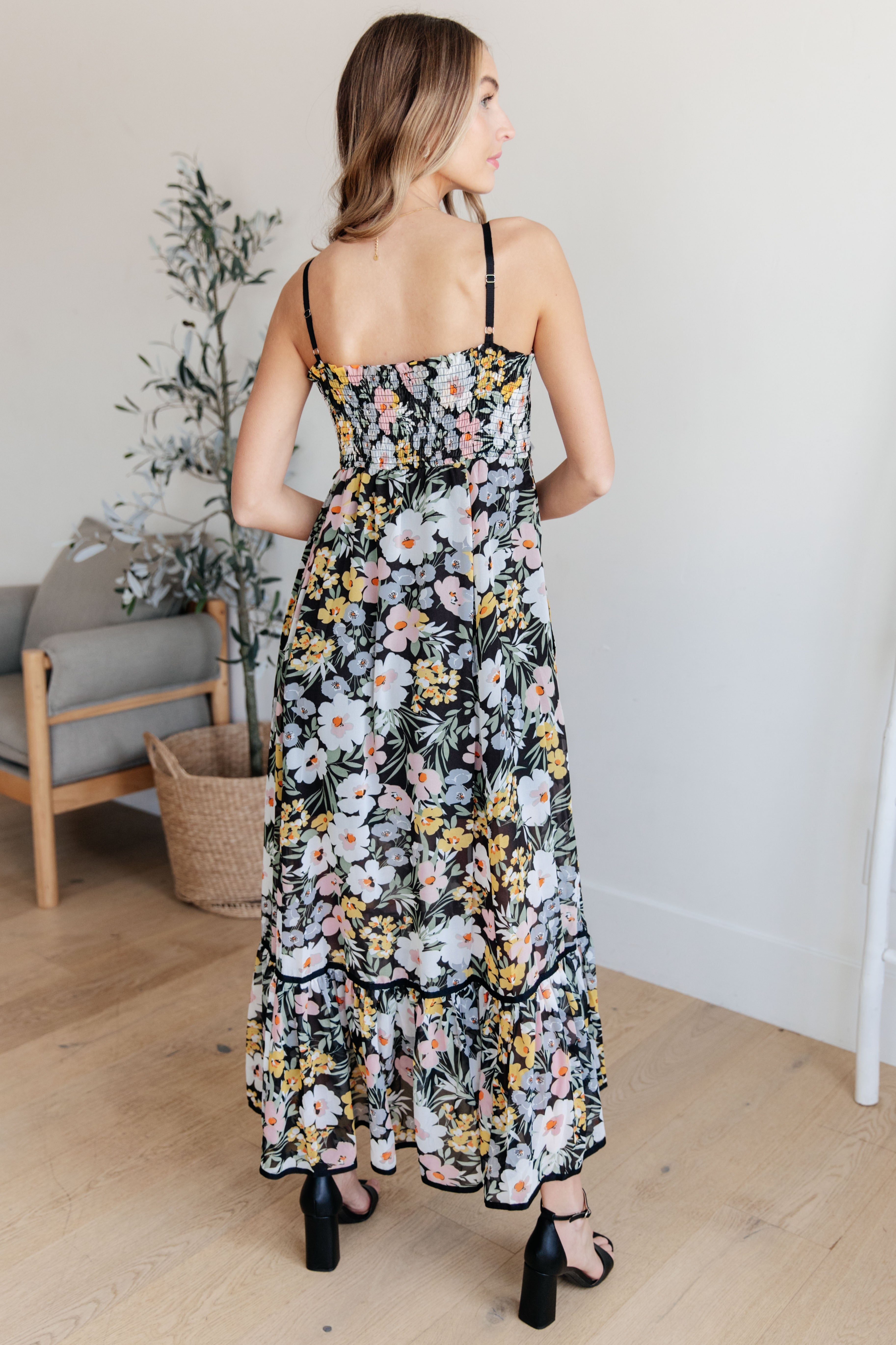 White Birch Up From the Ashes Floral Maxi Dress Ave Shops