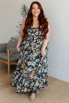 White Birch Up From the Ashes Floral Maxi Dress Final Sale 3XL Ave Shops