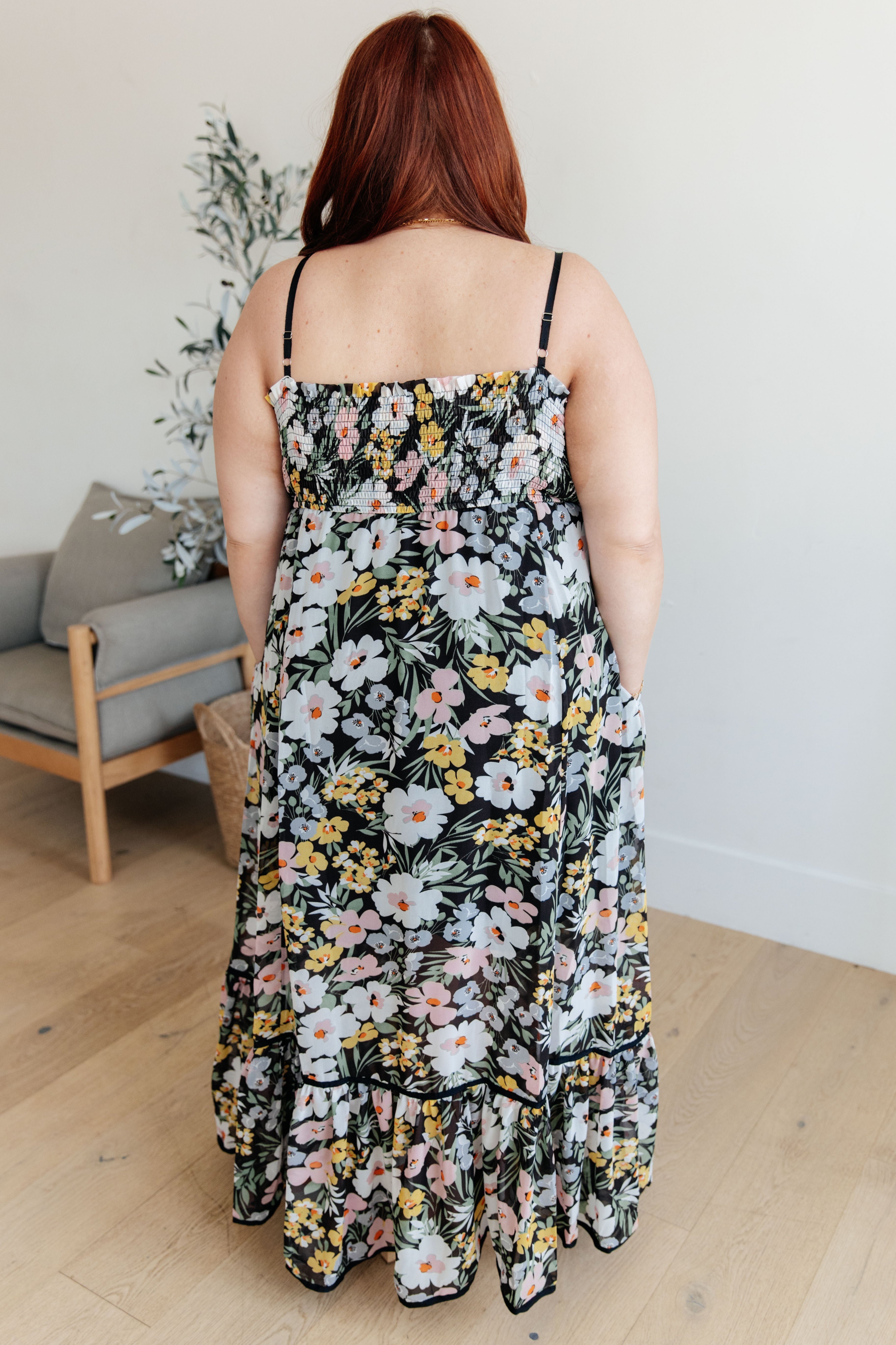 White Birch Up From the Ashes Floral Maxi Dress Ave Shops