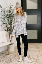 One Eleven North Urban Camo Drop Shoulder Top Womens