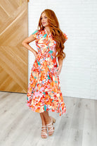 Haptics Vaca Babe Tiered V-Neck Dress Womens