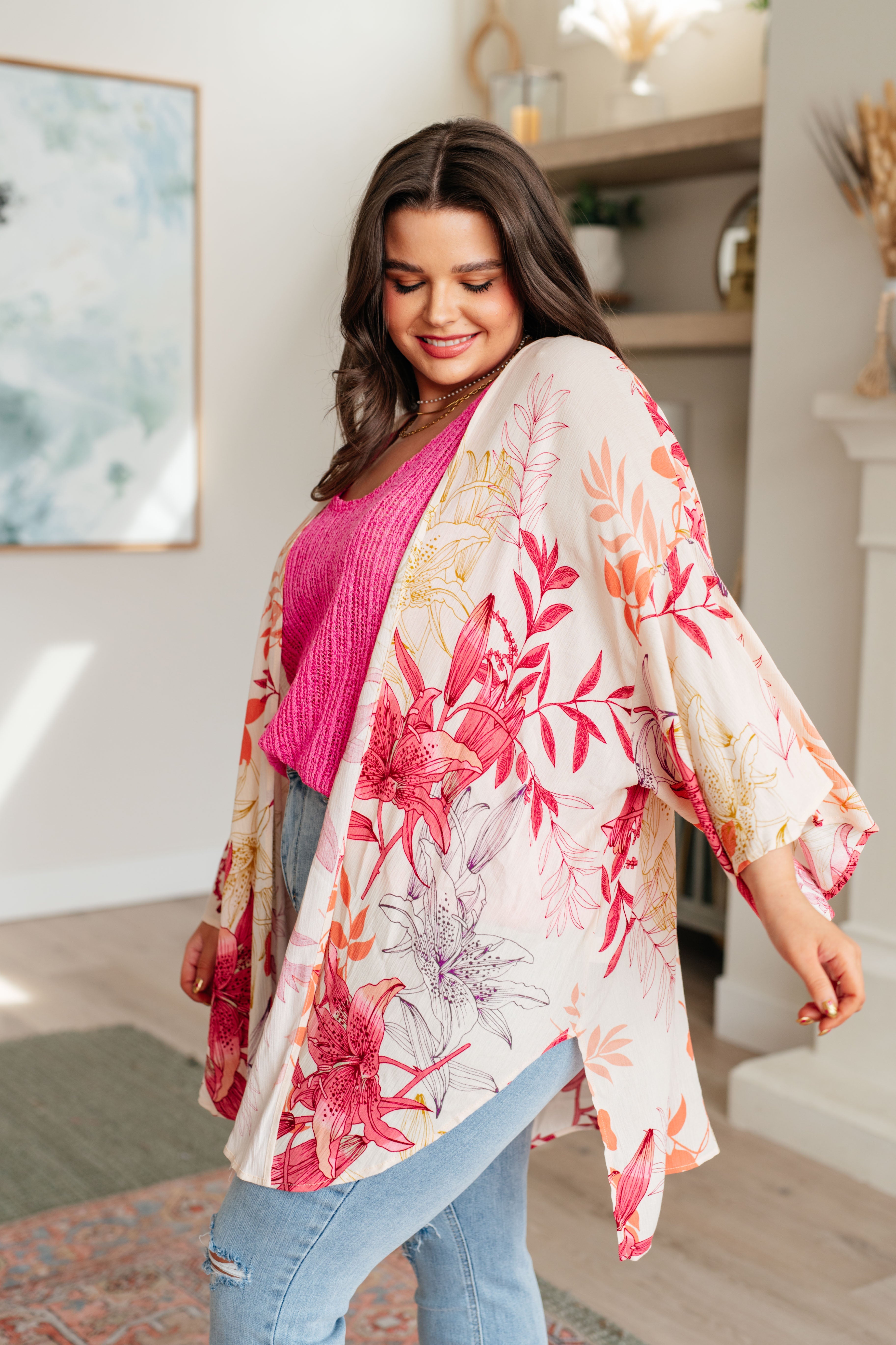 GeeGee Vacay Season Bell Sleeve Kimono Layers