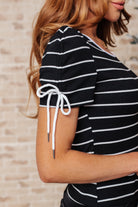 One Eleven North Vaguely Speaking Striped Top Tops