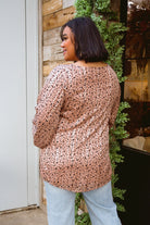 Vivian Satin Blouse in Rose Gold Womens