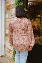 Vivian Satin Blouse in Rose Gold Womens