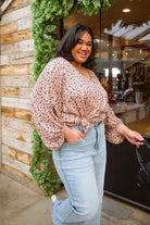 Vivian Satin Blouse in Rose Gold Womens
