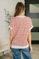 7th Ray Vivid Memories Relaxed Top in Tomato Red Womens