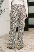 One Eleven North Wander Wild Leopard Drawstring Pants Womens