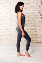 Rae Mode Way to Push Active Bodysuit in Charcoal Ave Shops