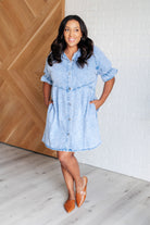 One Eleven North Westward Movement Denim Shirtdress Ave Shops