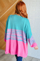 BiBi When We're Grooving Multi Color Open Front Cardigan Ave Shops