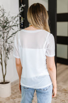 One Eleven North Which Choice Layered Mesh Top Womens