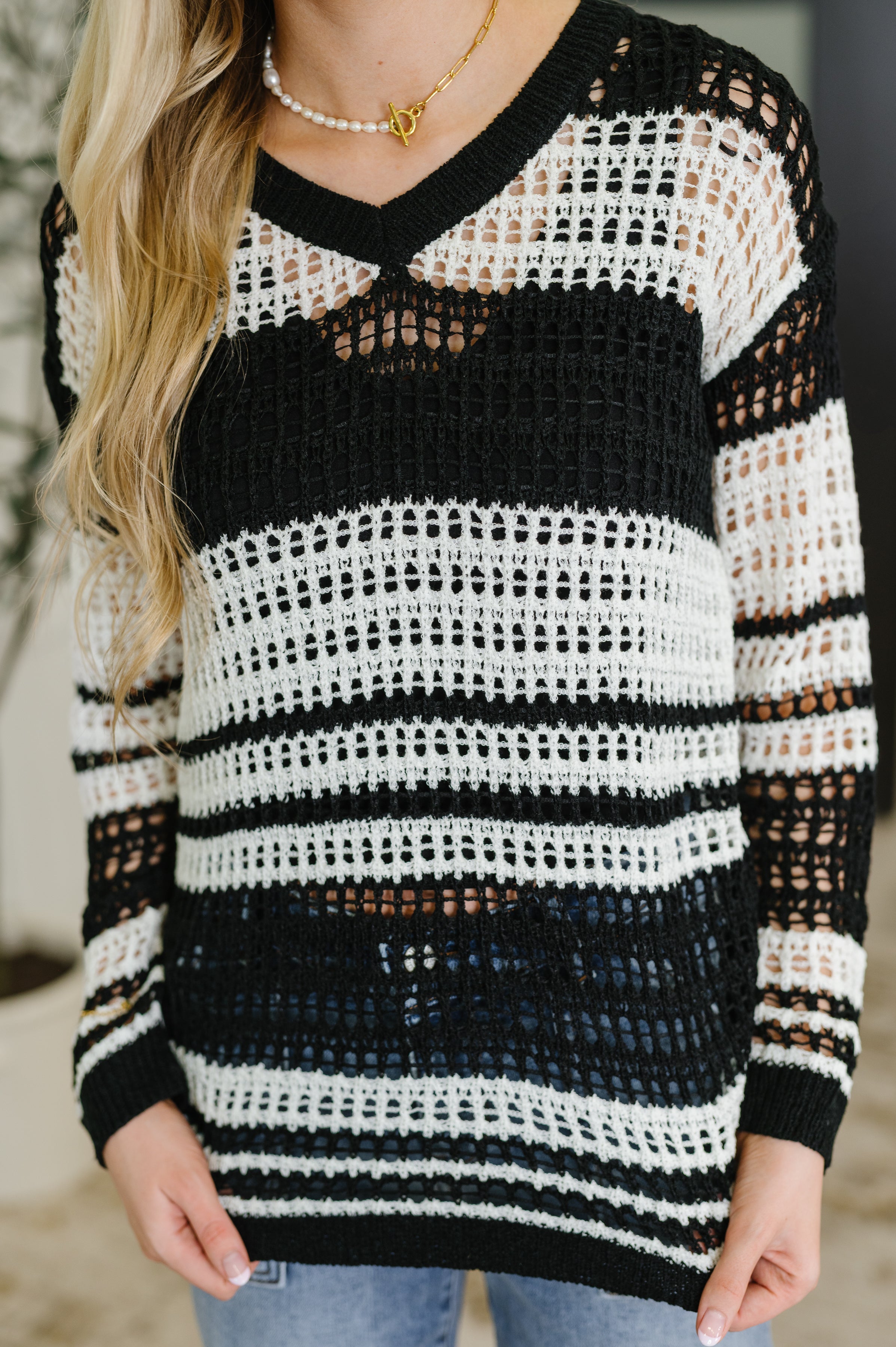 Lovelo Whimsy Wears Well Net Layering Top Womens