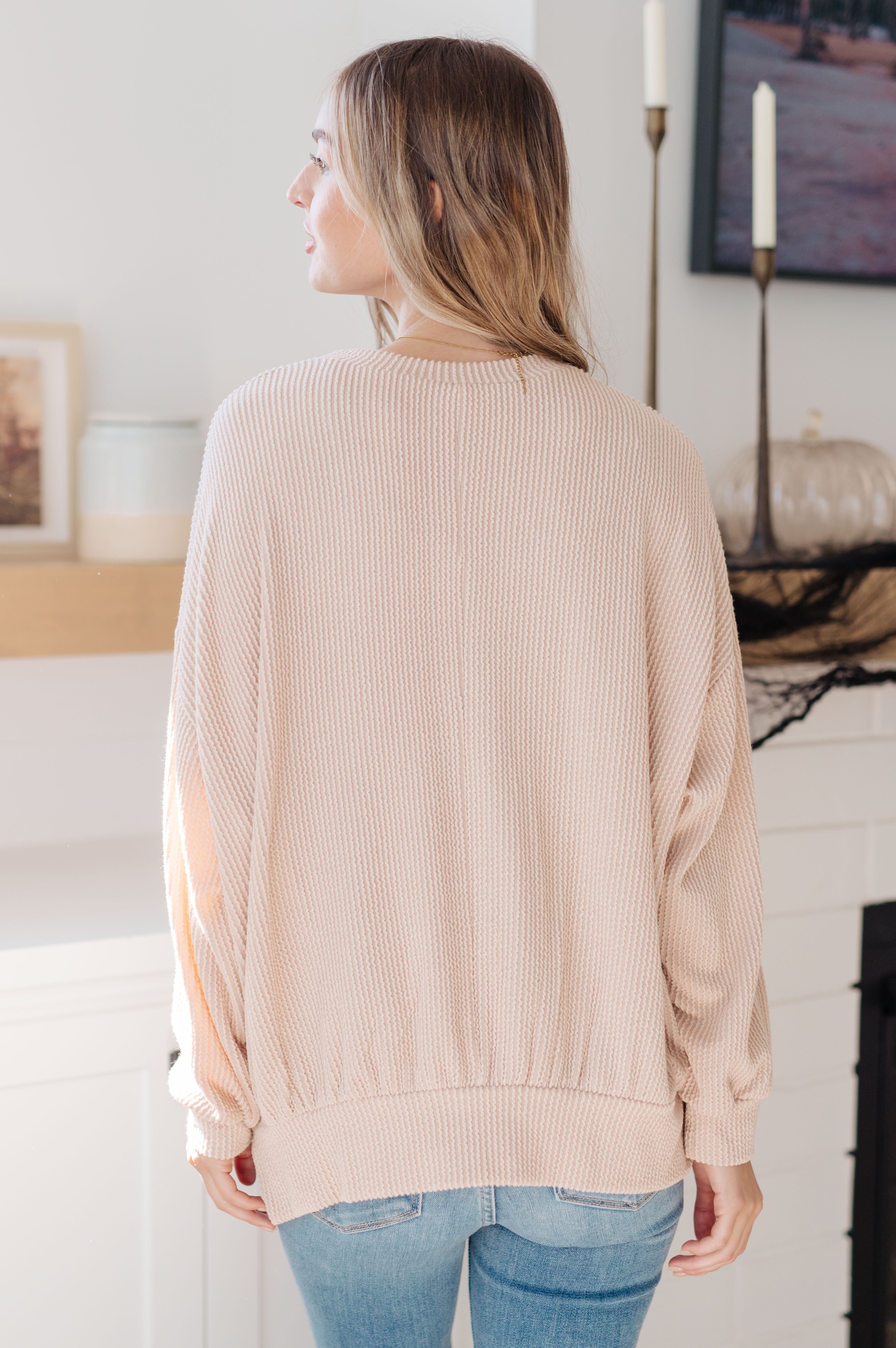 Sew In Love You Can Handle It Ribbed Textured Pullover Tops