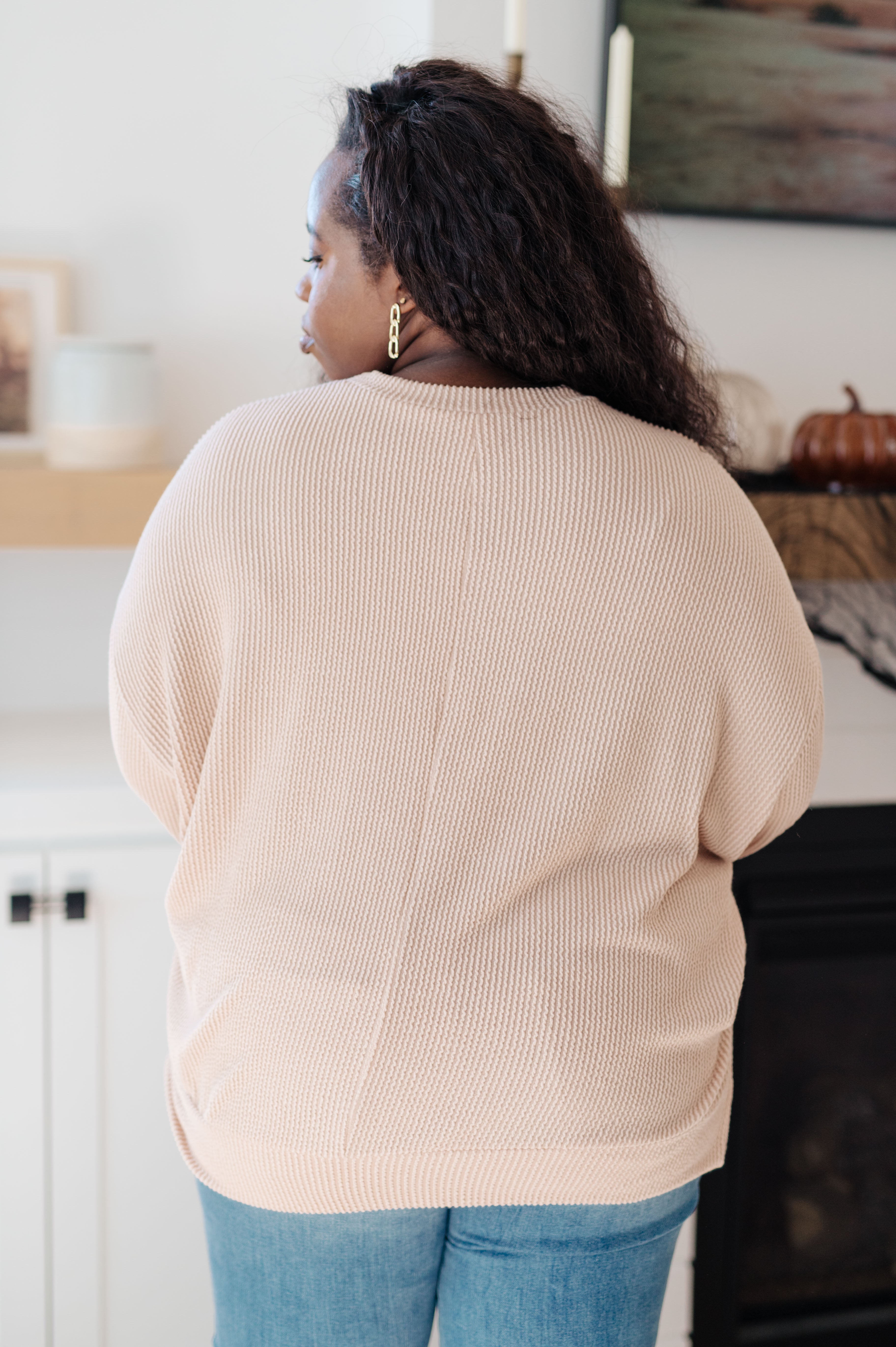 Sew In Love You Can Handle It Ribbed Textured Pullover Tops