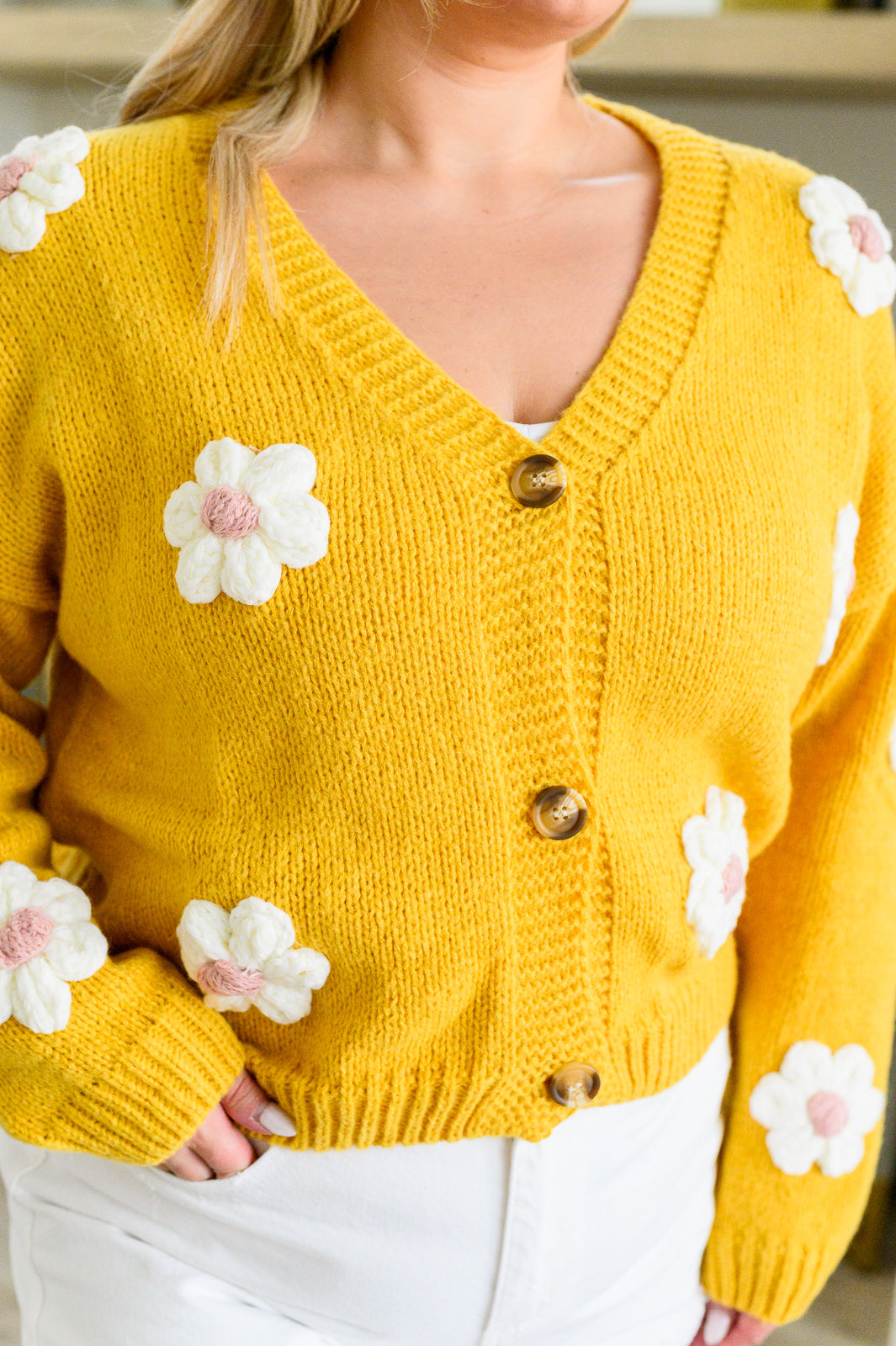 BiBi You're Enough Floral Cardigan Ave Shops