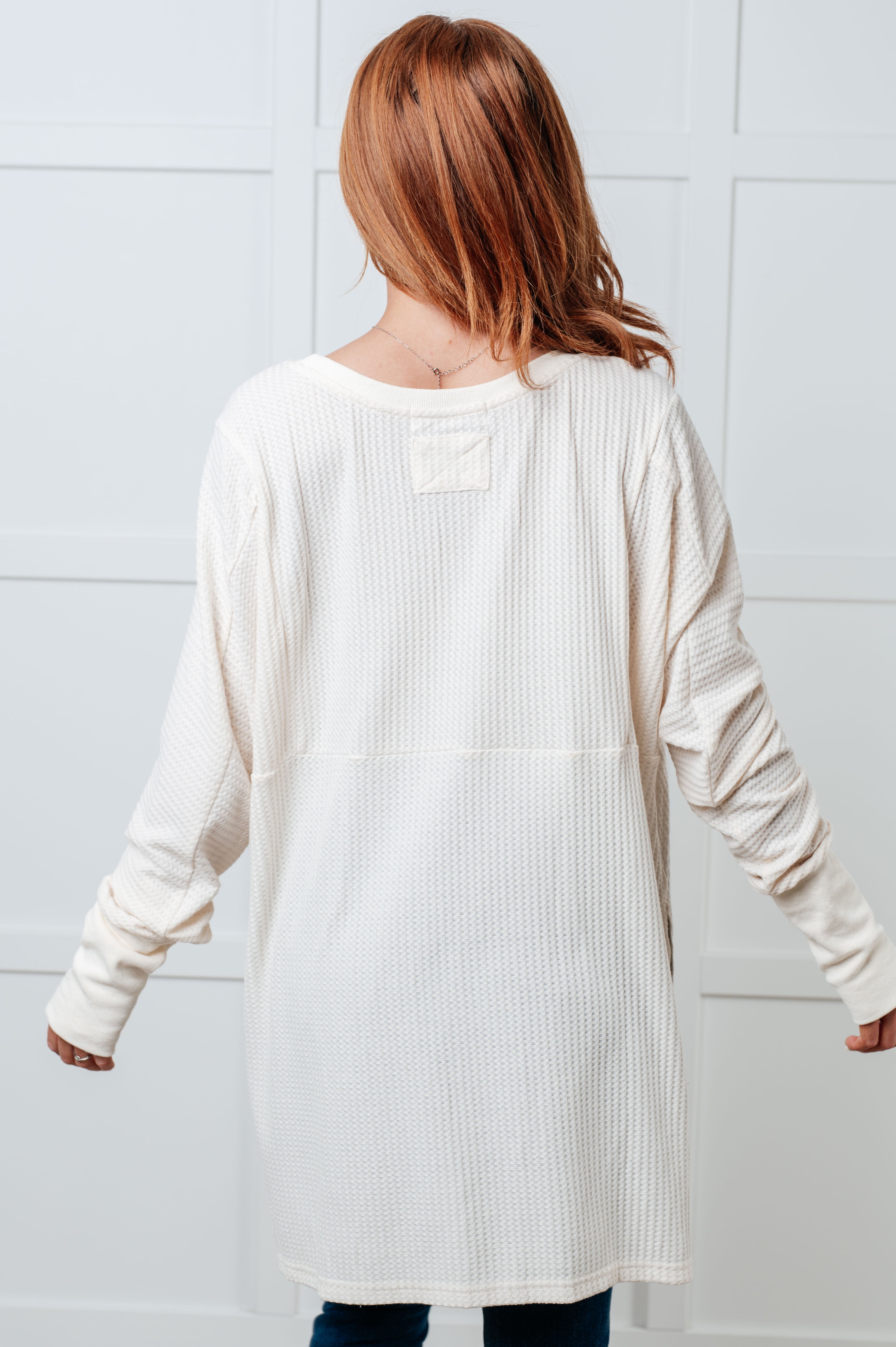 One Eleven North You're Too Kind Waffle Knit Top Shirts & Tops