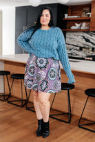 7th Ray In the Right Direction Cable Knit Sweater Tops