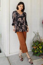 Shopin La Your Choice V-Neck Floral Top Tops