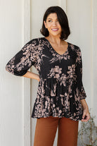 Shopin La Your Choice V-Neck Floral Top Tops