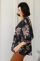Shopin La Your Choice V-Neck Floral Top Tops