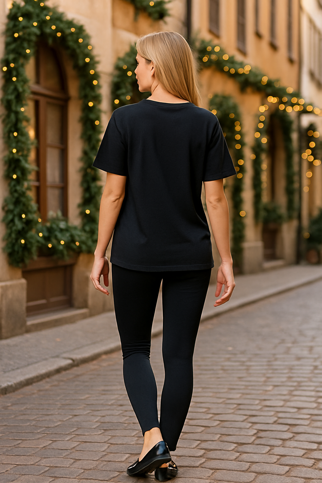 Zenana Black Brushed DTY Microfiber Short Sleeve Top and Pants Loungewear Set