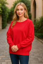 Zenana Ruby Fleece Boat Neck Sweatshirt