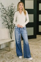 Dear Scarlett Zenim Printed Wide Leg Bottoms Womens