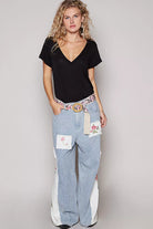 POL Basic V-Neck Short Sleeve T-Shirt