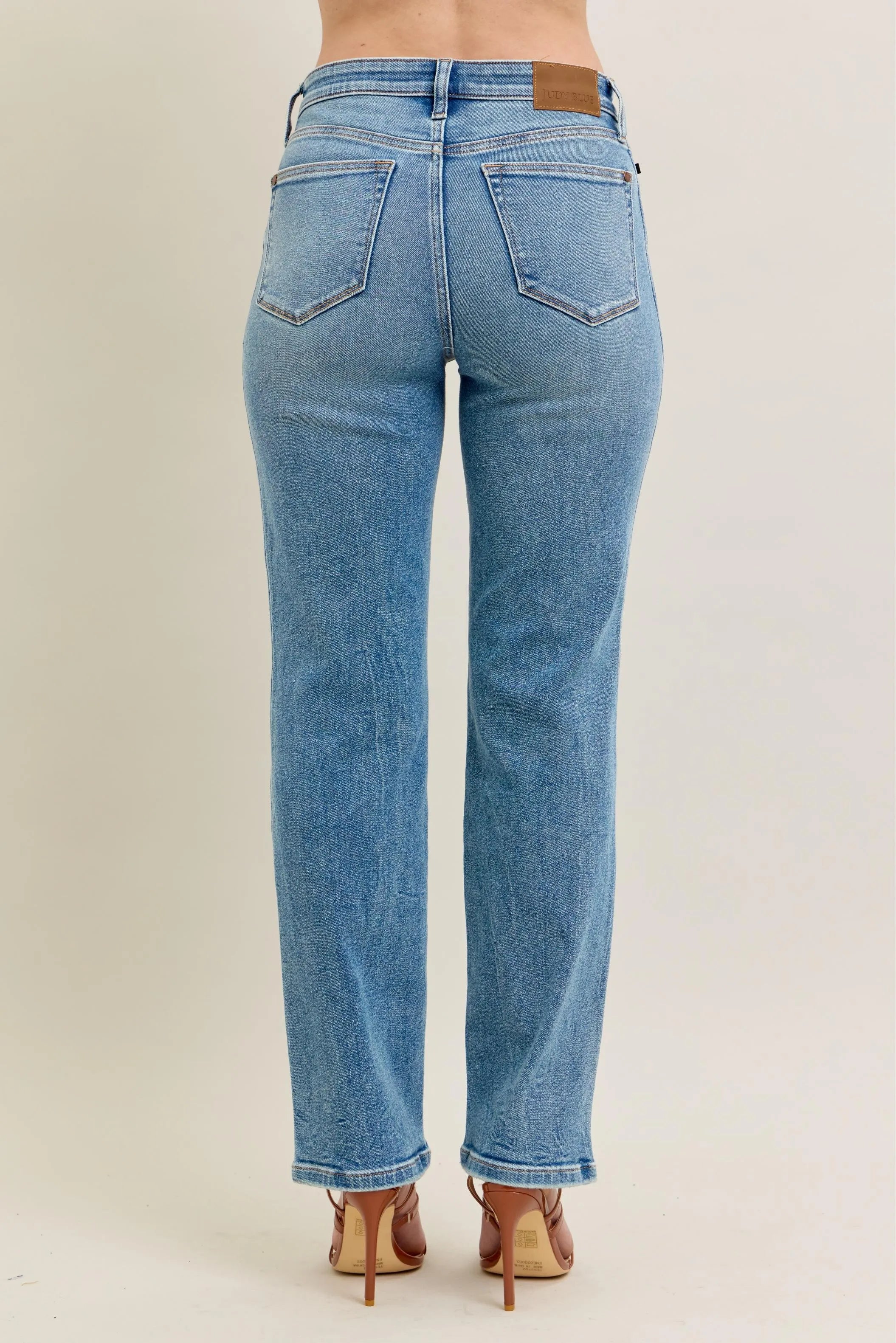 Judy Blue High Waisted Vintage Straight Jeans