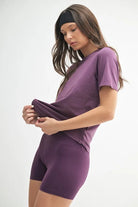 MONO B Round Neck Short Sleeve T-Shirt