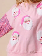 Preorder: Christmas Theme Sequin Long Sleeve Sweatshirt