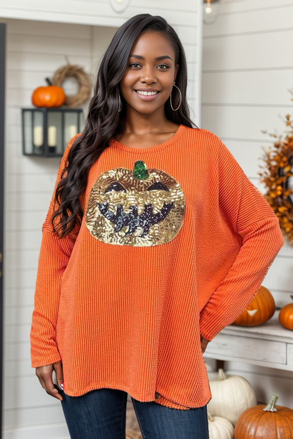 Heimish Pumpkin Queen Long Sleeve BoutiqueSimplified