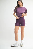 MONO B Round Neck Short Sleeve T-Shirt