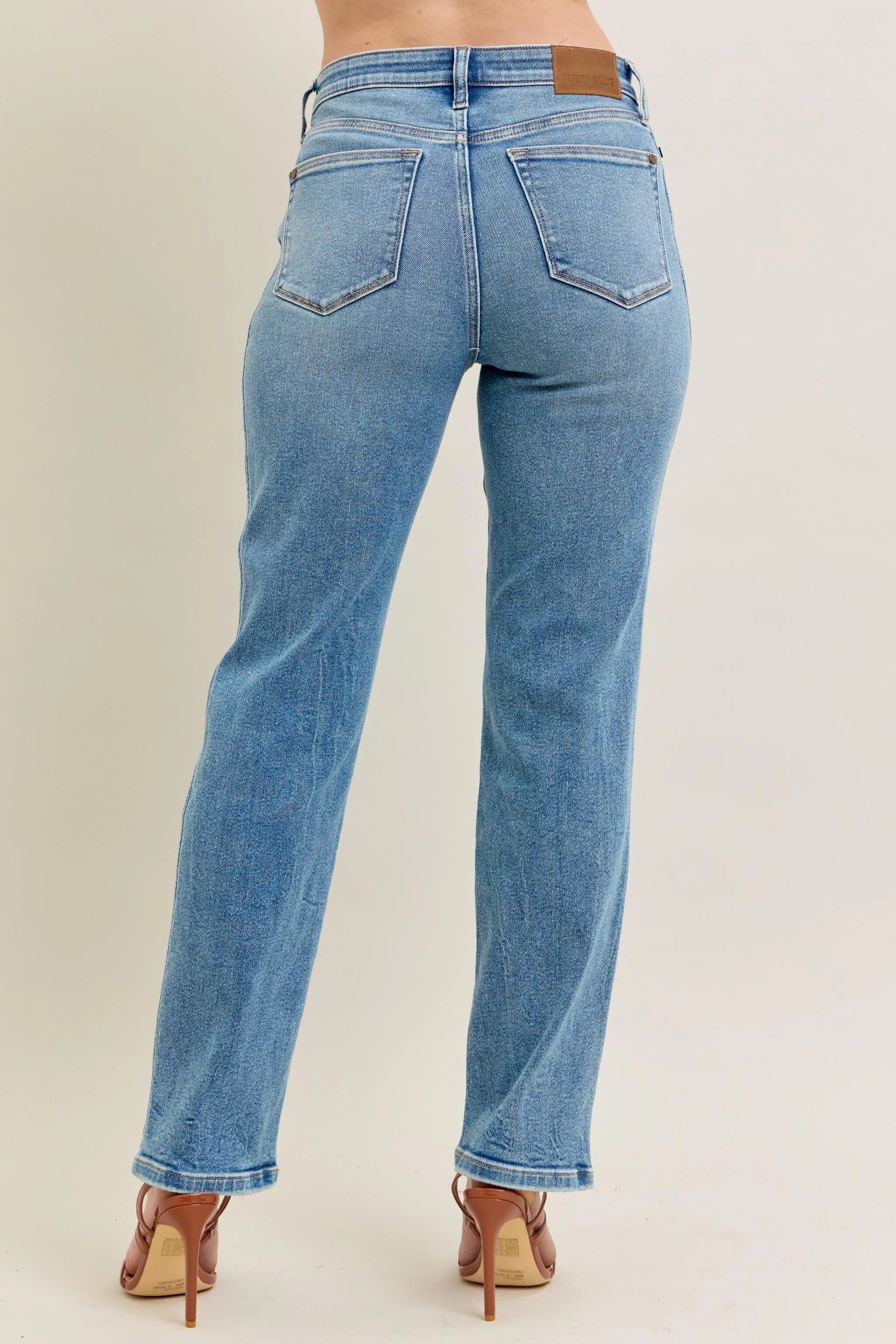 Judy Blue High Waisted Vintage Straight Jeans