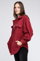 BiBI Fleece Buttoned Down Oversized Jacket BiBi