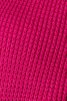 Zenana Magenta Waffle-Knit Open Front Cardigan Trendsi