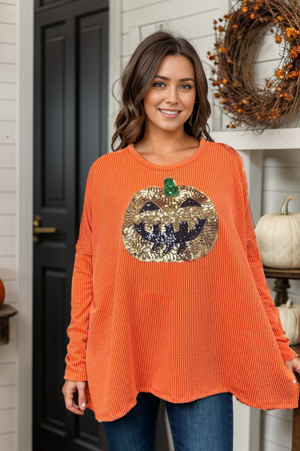 Heimish Pumpkin Queen Long Sleeve BoutiqueSimplified